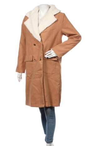 Γυναικείο παλτό SHEIN, Μέγεθος M, Χρώμα Καφέ, Τιμή 86,60 €