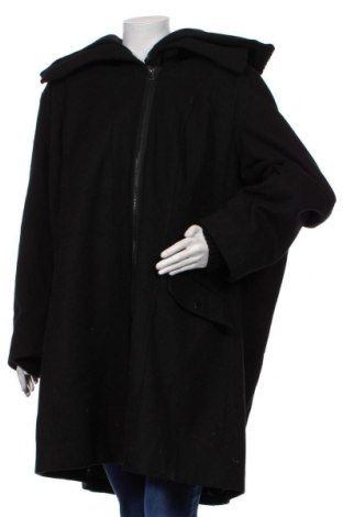 Дамско палто Yessica, Размер 4XL, Цвят Черен, 70% полиестер, 21% вълна, 4% акрил, Цена 81,20 лв.