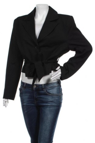 Γυναικείο σακάκι One More Story, Μέγεθος L, Χρώμα Μαύρο, Τιμή 25,89 €
