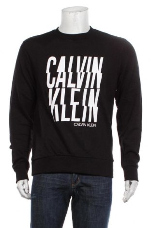 Męska bluzka Calvin Klein, Rozmiar L, Kolor Czarny, Bawełna, Cena 252,87 zł