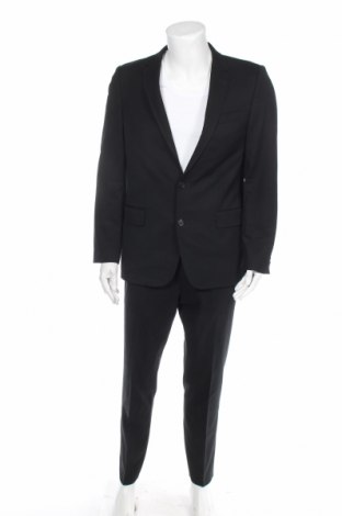 Мъжки костюм Hugo Boss, Размер L, Цвят Черен, Вълна, Цена 310,00 лв.
