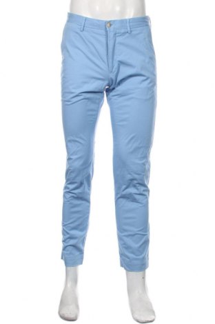 Pantaloni de bărbați Polo By Ralph Lauren, Mărime M, Culoare Albastru, 97% bumbac, 3% elastan, Preț 256,58 Lei