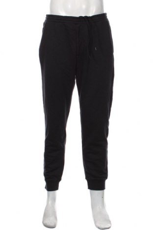 Ανδρικό αθλητικό παντελόνι Pull&Bear, Μέγεθος XL, Χρώμα Μαύρο, 51% βαμβάκι, 49% πολυεστέρας, Τιμή 22,33 €