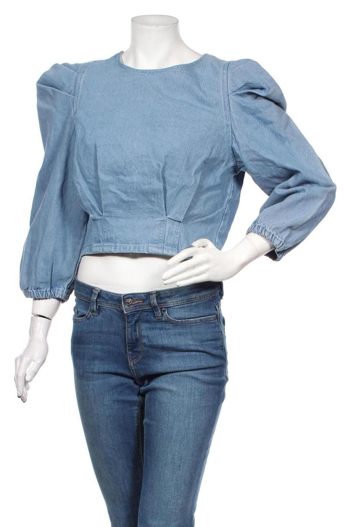 Γυναικεία μπλούζα, Μέγεθος L, Χρώμα Μπλέ, Βαμβάκι, Τιμή 8,66 €