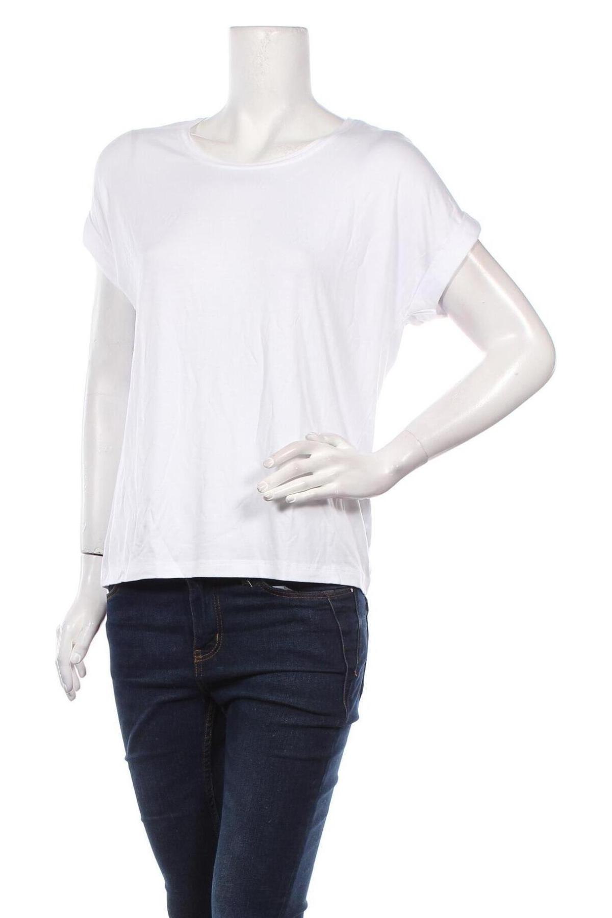 Γυναικεία μπλούζα ONLY, Μέγεθος XS, Χρώμα Λευκό, 75% βισκόζη, 20% πολυεστέρας, 5% ελαστάνη, Τιμή 12,63 €
