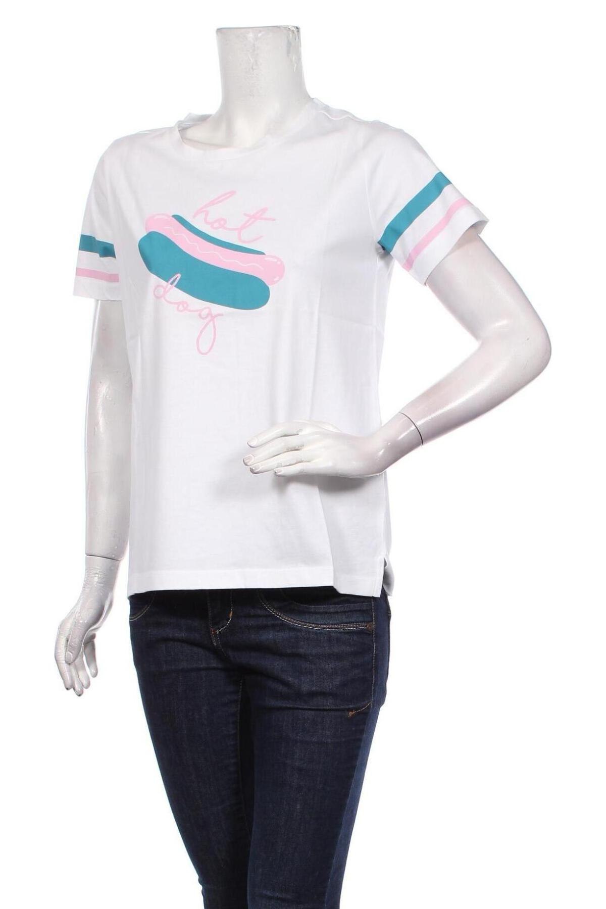 Γυναικείο t-shirt Blake Seven, Μέγεθος S, Χρώμα Λευκό, Βαμβάκι, Τιμή 20,36 €