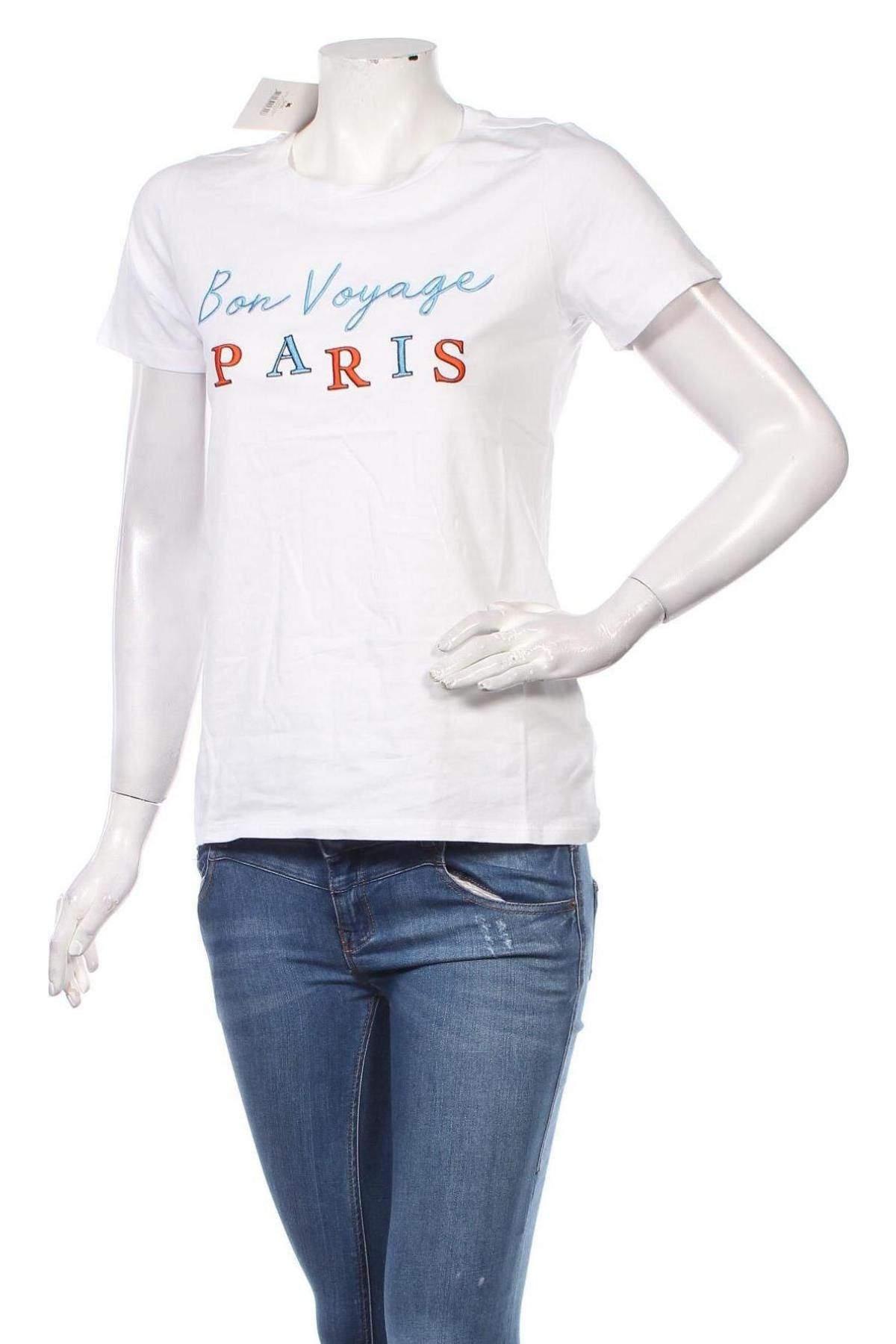Γυναικείο t-shirt Blake Seven, Μέγεθος XS, Χρώμα Λευκό, Βαμβάκι, Τιμή 14,25 €