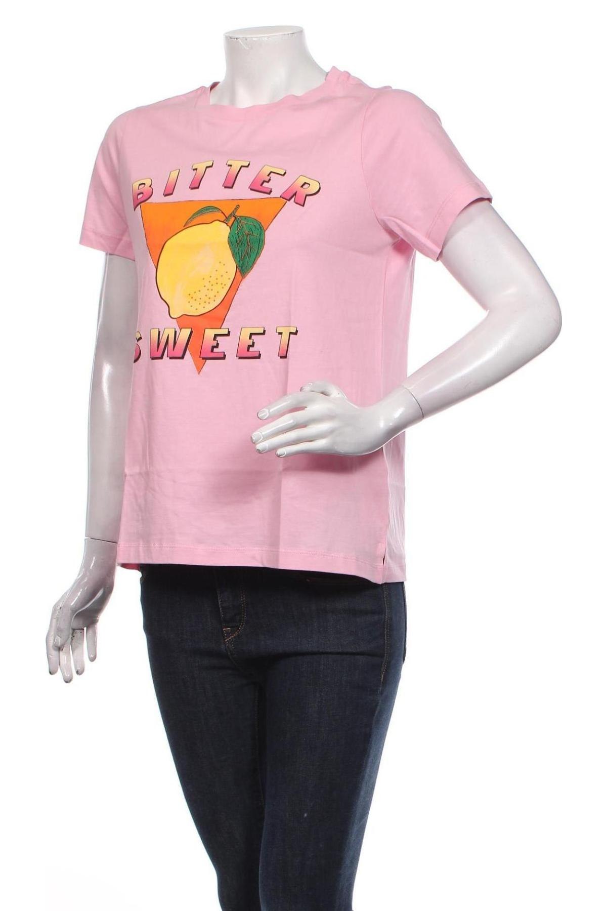 Γυναικείο t-shirt Brave Soul, Μέγεθος S, Χρώμα Ρόζ , Βαμβάκι, Τιμή 7,04 €