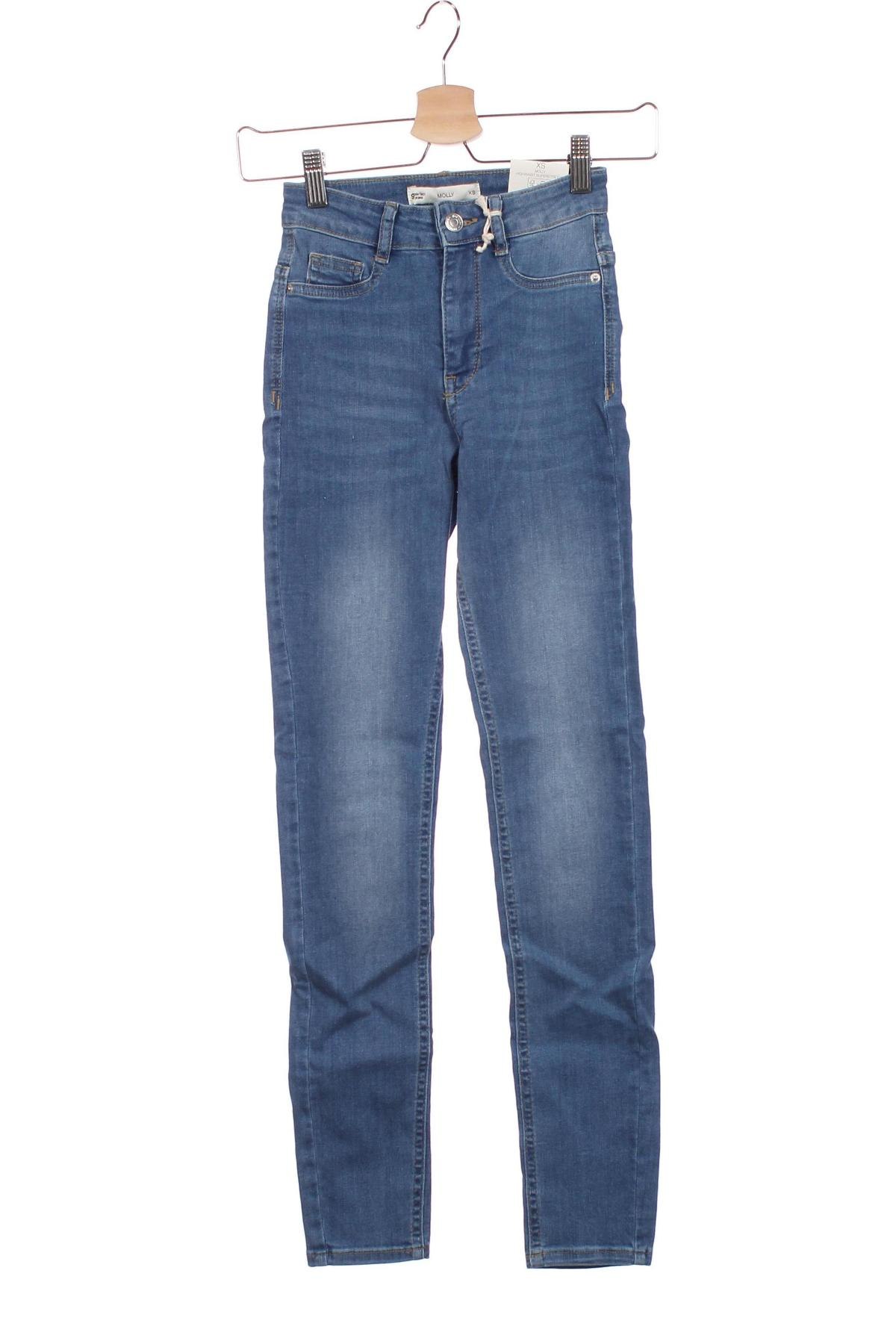 Γυναικείο Τζίν Perfect Jeans By Gina Tricot, Μέγεθος XS, Χρώμα Μπλέ, 98% βαμβάκι, 2% ελαστάνη, Τιμή 16,29 €