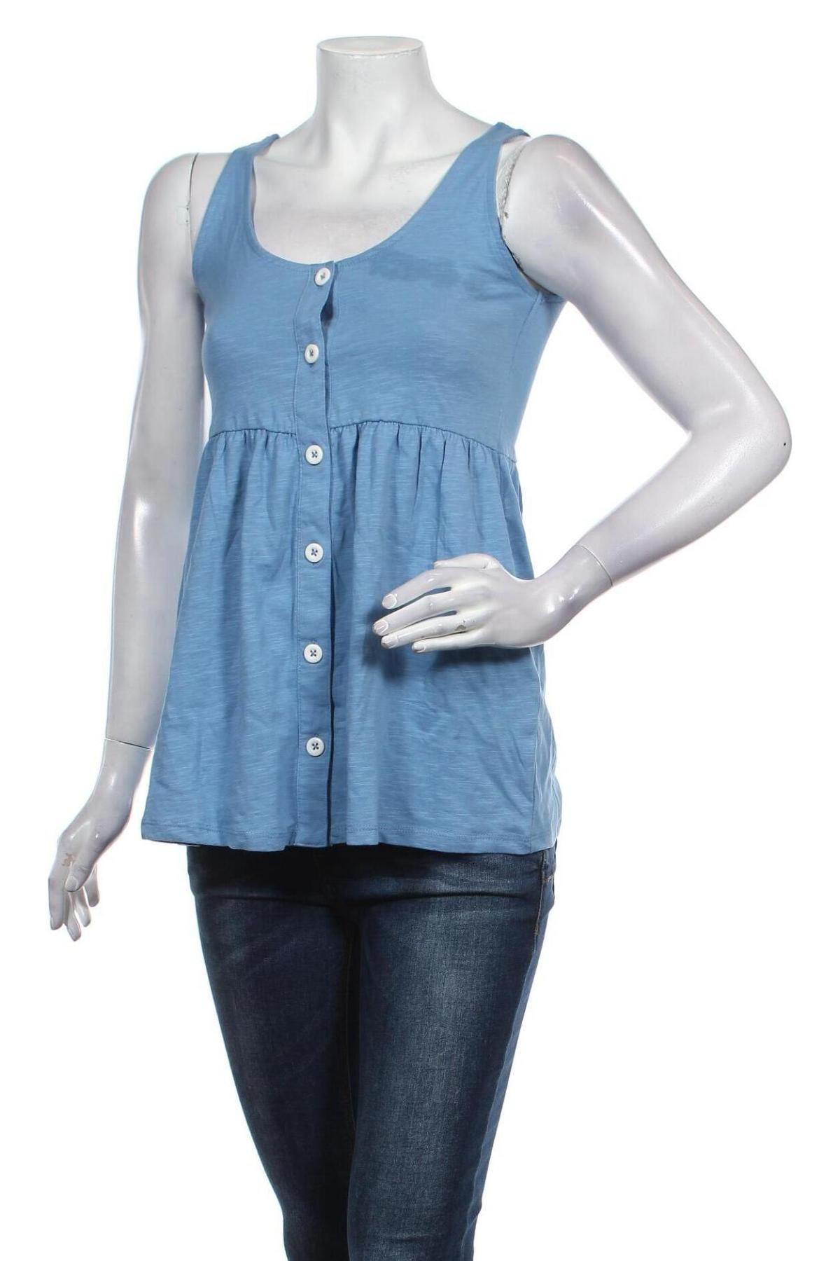 Γυναικείο αμάνικο μπλουζάκι Mamalicious, Μέγεθος XS, Χρώμα Μπλέ, Βαμβάκι, Τιμή 12,63 €