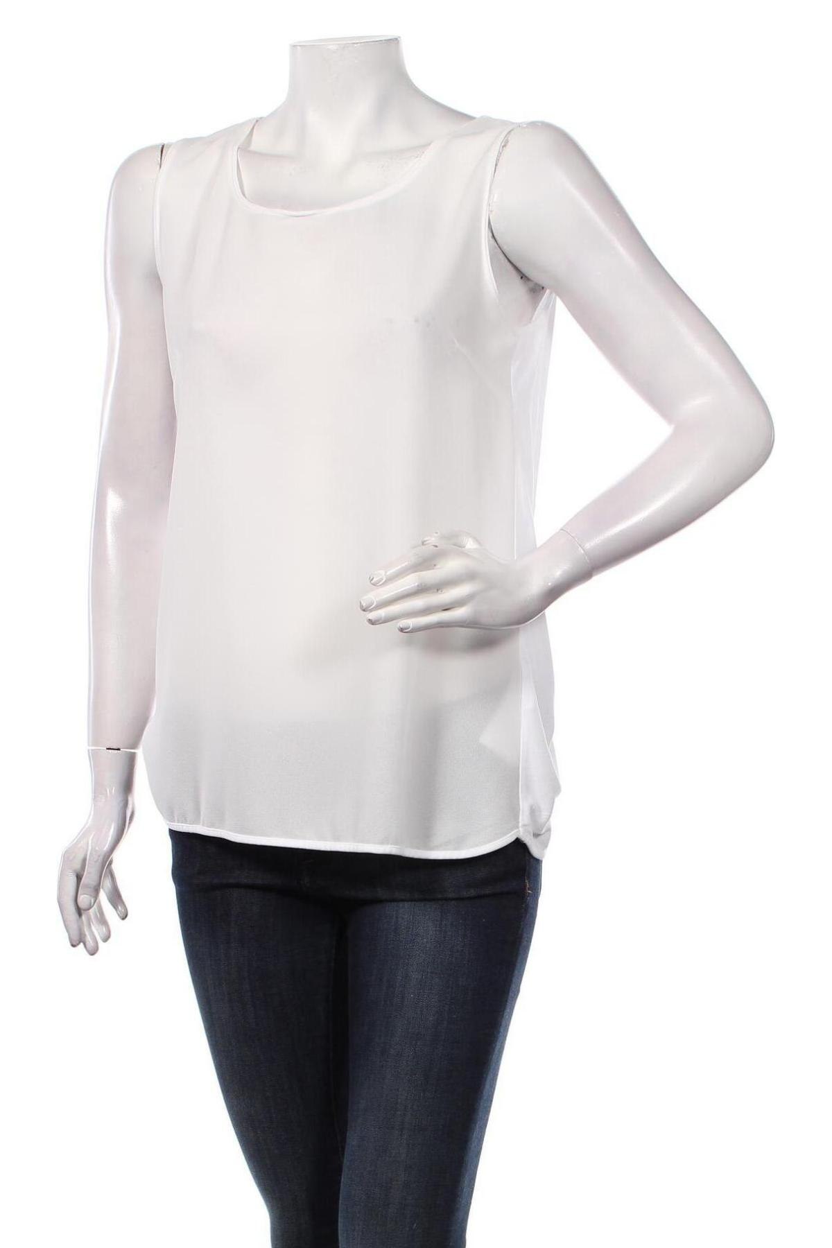 Γυναικείο αμάνικο μπλουζάκι Street One, Μέγεθος M, Χρώμα Λευκό, Τιμή 11,13 €