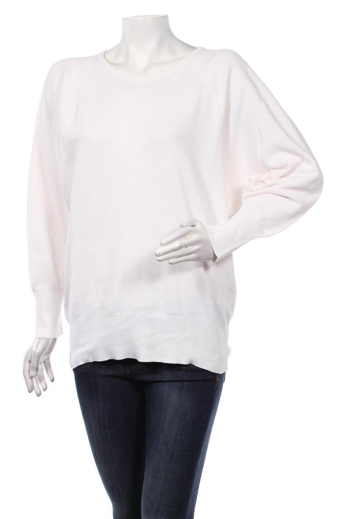 Дамски пуловер Aquascutum, Размер M, Цвят Бял, Цена 150,40 лв.