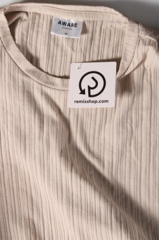 Дамска блуза Aware by Vero Moda, Размер XS, Цвят Бежов, Цена 15,20 лв.