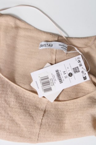 Damen Shirt Bershka, Größe M, Farbe Beige, Preis € 4,31
