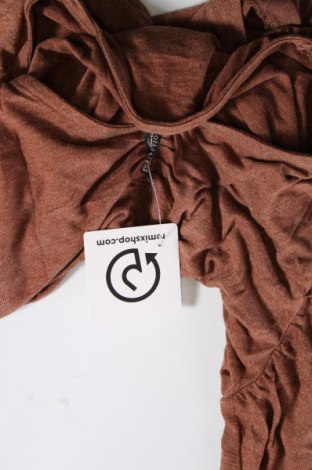 Дамска блуза Laura Torelli, Размер M, Цвят Кафяв, Цена 3,99 лв.