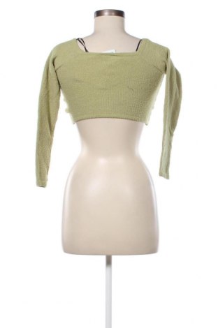 Дамска блуза Monki, Размер XXS, Цвят Зелен, Цена 4,68 лв.