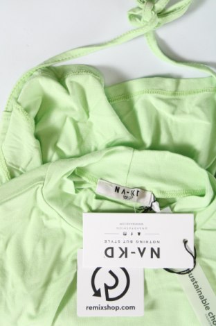 Bluză de femei NA-KD, Mărime L, Culoare Verde, Preț 11,84 Lei