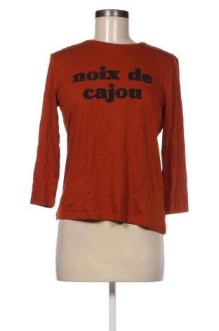 Γυναικεία μπλούζα Un Deux Trois, Μέγεθος S, Χρώμα Καφέ, Τιμή 52,58 €