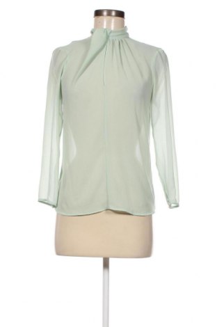 Дамска блуза Zara, Размер XS, Цвят Зелен, Цена 9,80 лв.