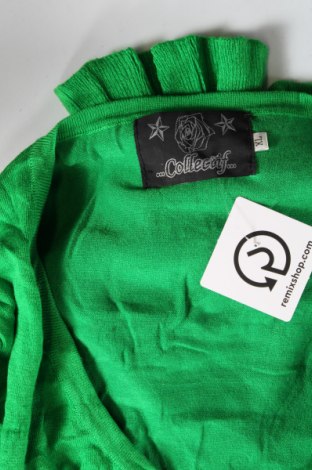 Damen Strickjacke Collectif, Größe S, Farbe Grün, Preis 20,18 €
