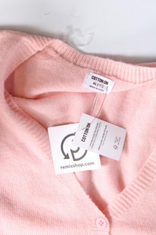 Γυναικεία ζακέτα Cotton On, Μέγεθος XL, Χρώμα Ρόζ , Τιμή 4,50 €