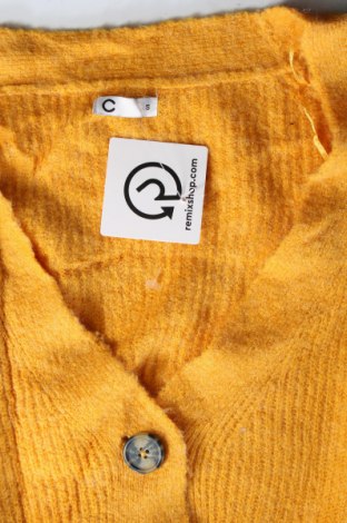 Damen Strickjacke Cubus, Größe S, Farbe Gelb, Preis 2,22 €