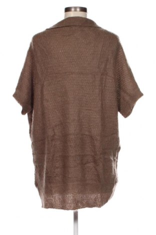 Дамска жилетка Zara Knitwear, Размер M, Цвят Кафяв, Цена 20,00 лв.