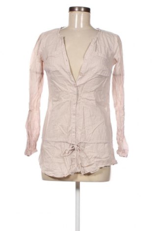 Γυναικείο πουκάμισο Clockhouse, Μέγεθος XS, Χρώμα  Μπέζ, Τιμή 1,66 €