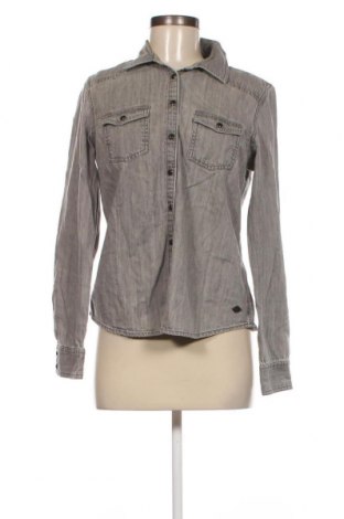 Γυναικείο πουκάμισο DDP, Μέγεθος M, Χρώμα Γκρί, Τιμή 2,94 €