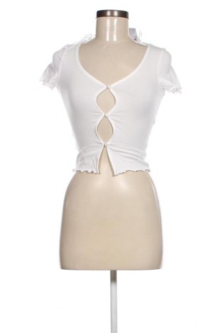 Γυναικείο πουκάμισο Monki, Μέγεθος XS, Χρώμα Λευκό, Τιμή 4,29 €