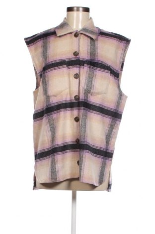 Γυναικείο πουκάμισο Pieces, Μέγεθος M, Χρώμα Πολύχρωμο, Τιμή 13,20 €