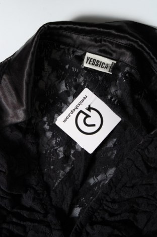 Γυναικείο πουκάμισο Yessica, Μέγεθος M, Χρώμα Μαύρο, Τιμή 2,70 €
