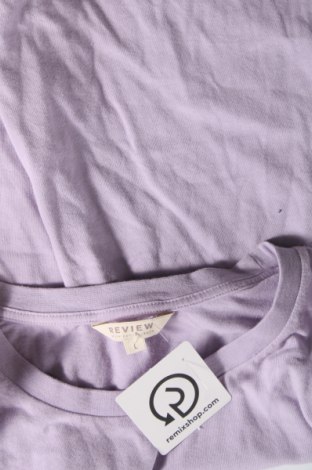 Damen T-Shirt Review, Größe L, Farbe Lila, Preis 8,51 €