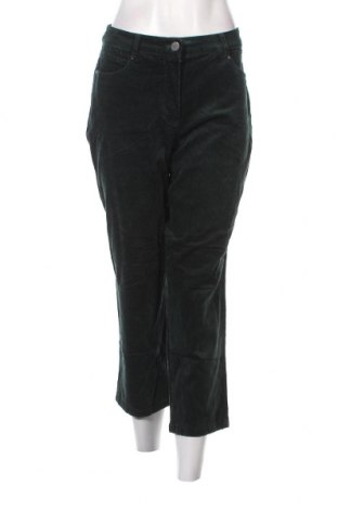Pantaloni de velvet de femei Adagio, Mărime M, Culoare Verde, Preț 12,40 Lei