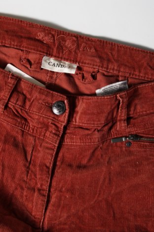 Pantaloni de velvet de femei Canda, Mărime S, Culoare Maro, Preț 13,35 Lei