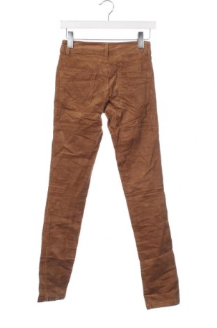 Pantaloni de velvet de femei Mim, Mărime XS, Culoare Maro, Preț 95,39 Lei