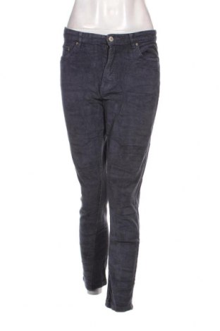 Pantaloni de velvet de femei Pull&Bear, Mărime M, Culoare Gri, Preț 13,35 Lei
