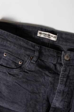 Γυναικείο κοτλέ παντελόνι Pull&Bear, Μέγεθος M, Χρώμα Γκρί, Τιμή 2,69 €