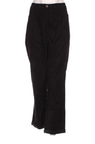 Pantaloni de velvet de femei SHEIN, Mărime M, Culoare Negru, Preț 95,39 Lei