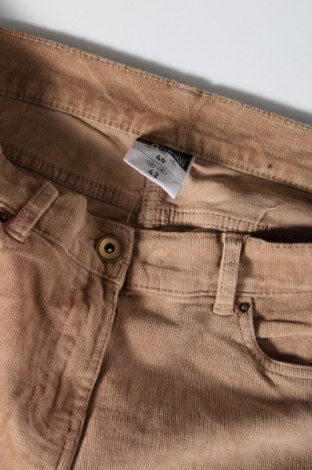 Pantaloni de velvet de femei Up 2 Fashion, Mărime M, Culoare Bej, Preț 13,35 Lei