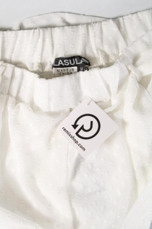 Дамски къс панталон Lasula, Размер L, Цвят Бял, Цена 31,00 лв.