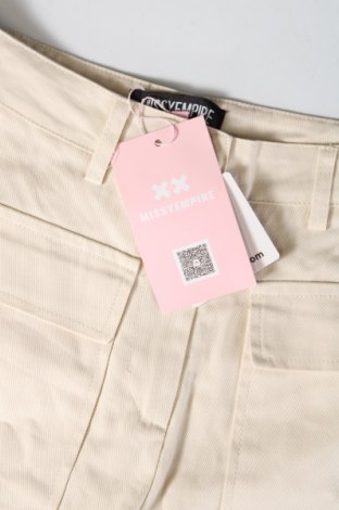 Γυναικείο κοντό παντελόνι Missy Empire, Μέγεθος S, Χρώμα  Μπέζ, Τιμή 4,00 €