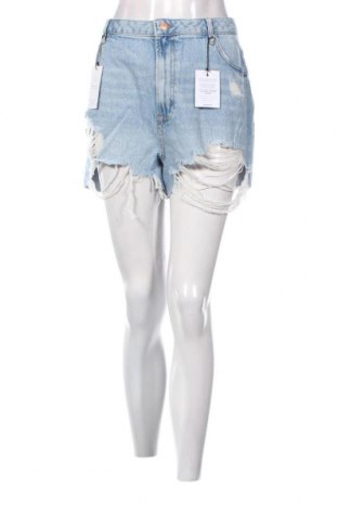 Дамски къс панталон New Look, Размер XL, Цвят Син, Цена 12,71 лв.