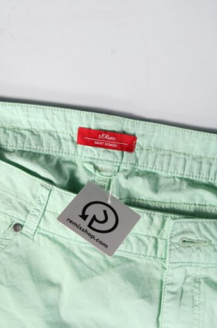 Дамски къс панталон S.Oliver, Размер XL, Цвят Зелен, Цена 72,00 лв.