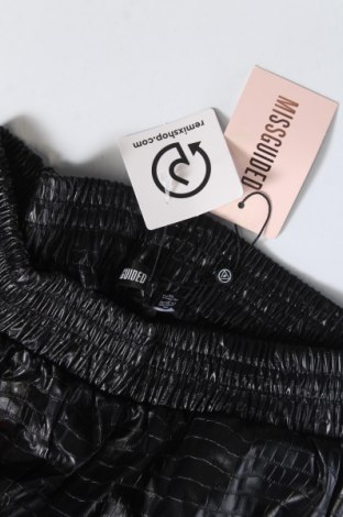 Γυναικείο παντελόνι δερμάτινο Missguided, Μέγεθος M, Χρώμα Μαύρο, Τιμή 23,71 €