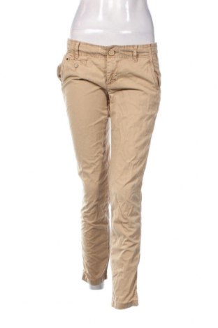 Pantaloni de femei Hilfiger Denim, Mărime S, Culoare Bej, Preț 157,07 Lei
