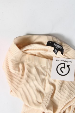 Γυναικείο παντελόνι Missguided, Μέγεθος XS, Χρώμα  Μπέζ, Τιμή 10,91 €