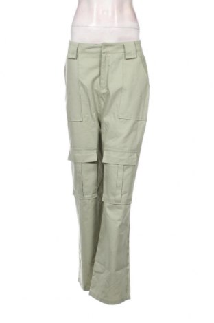 Дамски панталон Missy Empire, Размер L, Цвят Зелен, Цена 14,72 лв.