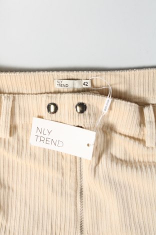 Damskie spodnie Nly Trend, Rozmiar L, Kolor Beżowy, Cena 28,20 zł