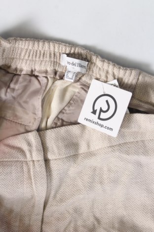 Γυναικείο παντελόνι Pedro Del Hierro, Μέγεθος L, Χρώμα  Μπέζ, Τιμή 30,31 €